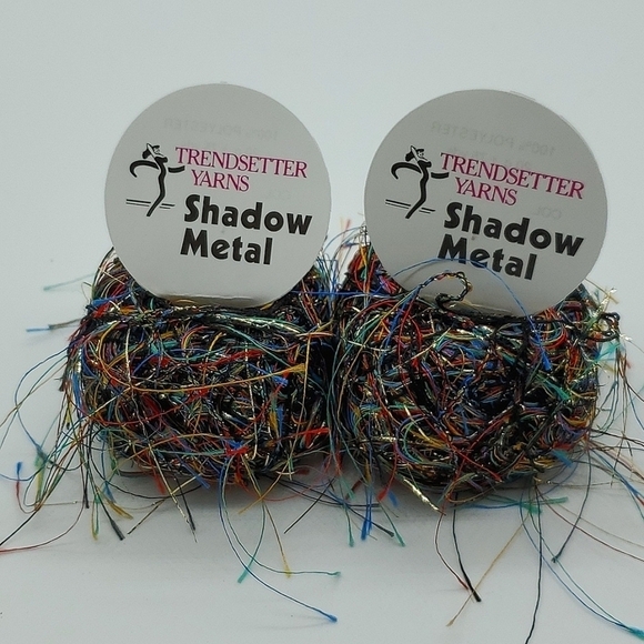 Trendsetter Eyelash Shadow Metal Yarn NTW Jewel tones - Picture 1 of 6